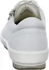 The back view of a white leather sneaker. Náhled obrázku produktu
