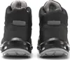 A pair of black work boots shown from the back. Produktbild-Vorschau