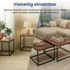 Table basse en bois (set de 2), Table de salon Moderne, Voir les images du produit 4