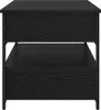 vidaXL Couchtisch Schwarz Eichen-Optik 70 x 50 x 54,5 cm Produktbild-Vorschau 7