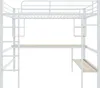 Sweiko hoogslaper, 140x200 cm, metalen bedframe, ijzeren Productafbeelding-voorbeeld 6