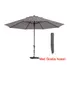 Sonnenschirm Rund 400 cm Taupe mit Hülle Madison | Produktbild-Vorschau 1