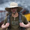 Sonnenhut Herren – Anglerhut Dunkelblau – breite Krempe, Produktbild-Vorschau 4
