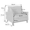 BEAUTYSOFA | Wohnzimmer-Set BELLANO - Gepolsterter Set mit Produktbild-Vorschau 12
