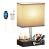 Tischlampe für Schlafzimmer, Nachttischlampe mit 2 Produktbild-Vorschau 3