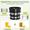 FATABETA Entsafter Slow Juicer 135 mm Große Öffnung Produktbild-Vorschau 6