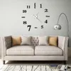3D-Wanduhr Modernes Design 100 cm XXL Schwarz Produktbild-Vorschau 2