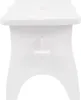 Creative Deco Holz Weißer Hocker | 38 x 19 x 21 cm | Produktbild-Vorschau 3