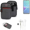 K-S-Trade Gürteltaasche + Kopfhörer kompatibel mit Wiko Y82 Produktbild-Vorschau 1
