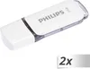 Philips USB 2.0 2-Pack      32GB Snow Edition Shadow Grey Produktbild-Vorschau 6