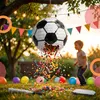 Pinata « Football » Relaxdays, lot comprenant un bâton et Voir les images du produit 2