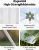 SucceBuy Transparente Gartenkuppel 2,9x1,7 m, Blasenzelt Produktbild-Vorschau 5