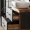 Planetmöbel LUX Badmöbel-Set Waschtisch mit Unterschrank 70 Produktbild-Vorschau 4