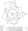 AS-PL SBR0089S Antriebslager Starter 02985191 2985191 Produktbild-Vorschau 3