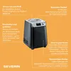 Turbine à glace 2en1 1.2l 135w noir/inox - Severin - EZ7407 Voir les images du produit 27