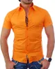 Reslad Herren Hemd Short Dayton RS-7020 Orange S Produktbild-Vorschau 1