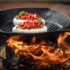 Żeliwna patelnia do grillowania Petromax gp30h z dwoma Podgląd zdjęcia produktu 10