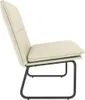 vidaXL Lavice krémová 100x75x76 cm Imitace kůže Náhled obrázku produktu 4