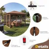 COSTWAY Tente de jardin 3,5 x 3,5 m, tente pliante Voir les images du produit 8