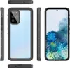 Multiple views of a black smartphone case, showing the front, back, and sides. Produktbild-Vorschau