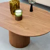 sweeek - Ovaler Couchtisch mit geriffelter Holzoptik - Produktbild-Vorschau 5