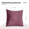 Samt Kissenbezug Kissenhülle berry Produktbild-Vorschau