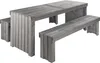 Gartenmöbel-Set Amsterdam Kiefer 8-Sitzer 3-teilig grau Produktbild-Vorschau 11