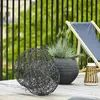 LED 3D Designkugel 'Trassel' - D: 50cm - 150 warmweiße LED - Indoor & Outdoor - schwarz Produktbild-Vorschau