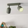 Eglo Luminaires 2 spots Tilston vert 28 x 21 cm Voir les images du produit 3