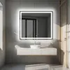 Badspiegel mit LED Beleuchtung 110x70 cm Bella - Horizontal Produktbild-Vorschau 4