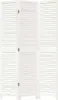 A white three-panel room divider with slatted doors. Anteprima dell’immagine prodotto