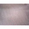 A close-up view of a white mesh fabric with a hexagonal pattern. Produktbild-Vorschau