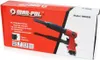 The image shows the retail packaging of an air needle scaler tool. Produktbild-Vorschau