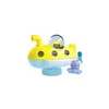 A yellow toy submarine with a driver and a purple octopus toy. Anteprima dell’immagine prodotto