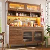 Buffet moderne Flieks avec éclairage LED et application, Voir les images du produit 1