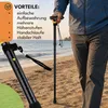 Opvouwbare, in hoogte verstelbare loophulpmiddel (82–92 Productafbeelding-voorbeeld 4