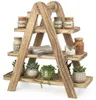 WELLHAUS 3-stufige Etagere Holz Servierplatte Snackständer Produktbild-Vorschau 8
