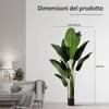 IvoQ Strelitzia pianta artificiale 210 cm - Grande pianta Anteprima dell’immagine prodotto 4