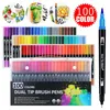 Dual Brush Pens, 100 Farben, Filzstifte mit Doppelspitze, Produktbild-Vorschau 6