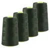4 x 4572m Overlockgarn Nähgarn Polyester Overlock Garn, schwarzoliv Produktbild-Vorschau