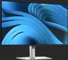 A Dell monitor with a blue abstract wallpaper displayed on its screen, set against a dark background. Produktbild-Vorschau
