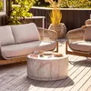 House Nordic Salontafel Bonn Fiberclay Naturel ø70cm Productafbeelding-voorbeeld 1