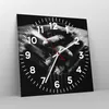 Wanduhr - Quadrat - Glasuhr - Gitarre Musiker Musik - Produktbild-Vorschau 4