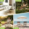 QEENTOE Opvouwbare campingstoel, verstelbare rugleuning, Productafbeelding-voorbeeld 6