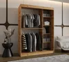 Šatní skříň 150 cm BEYZA se zrcadlem - dub artisan Náhled obrázku produktu 2