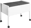 DURABLE Hängemappenwagen ECONOMY DUO 100 A4, 308210 grau Produktbild-Vorschau 1