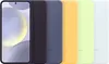 A smartphone is shown next to several colorful cases. Voir les images du produit