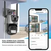 Überwachungskameras, 340°-WLAN-Dual-Kamera, 90° Produktbild-Vorschau 5