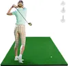 COSTWAY 150x100 cm golfslagmat, trainingsmat inclusief 3 Productafbeelding-voorbeeld 1