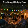 Solar Lichterkette Outdoor 9.5m 50 LEDs, Kristallkugeln, 8 Produktbild-Vorschau 8